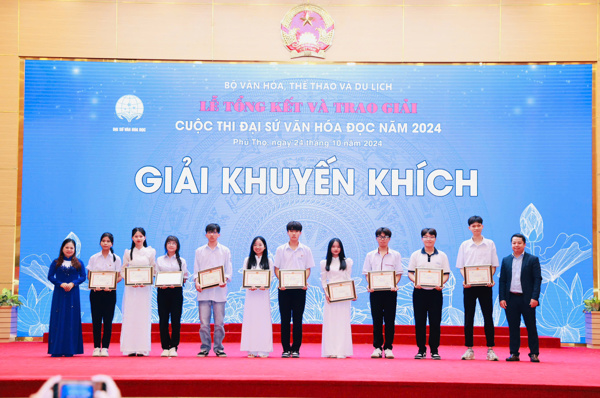 Lễ Tổng kết và Trao giải Cuộc thi Đại sứ Văn hoá đọc năm 2024